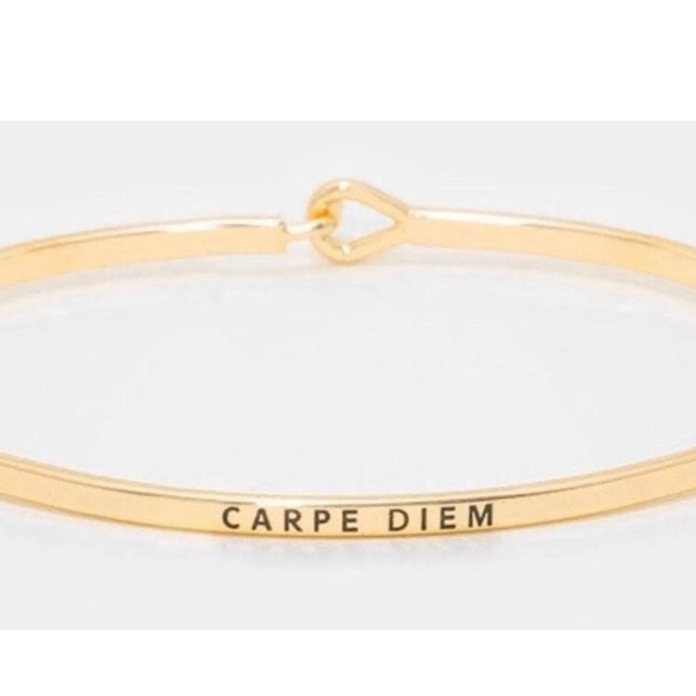 Carpe Diem Gold Bracelet